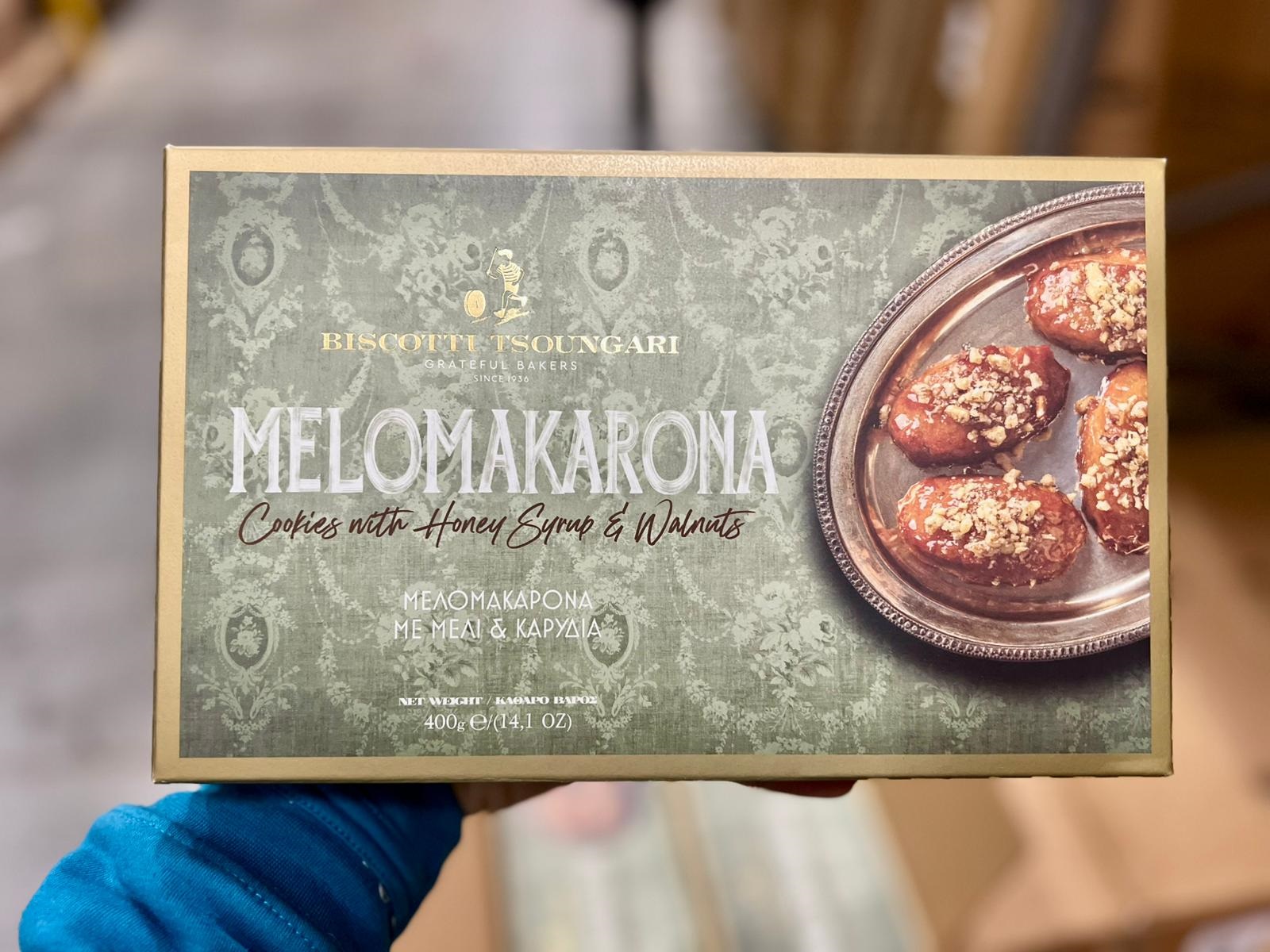 Biscotti Tsoungari Melomakarona řecké medové vánoční cukroví 400g